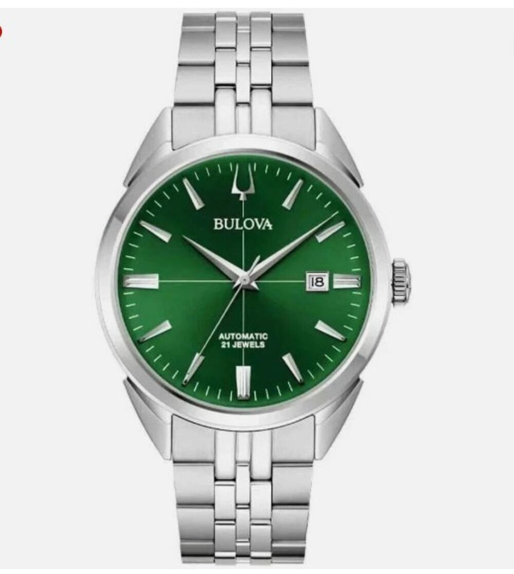 Bulova Sutton 96B424 Sutton Stainless Steel Automatic Men's Watch New MSRP- $349